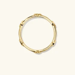 Rings<Mejuri Angled Diamond Station Enamel Ring