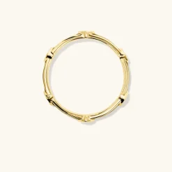 Rings<Mejuri Angled Diamond Station Enamel Ring