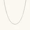 Necklaces<Mejuri Baby Box Chain Necklace