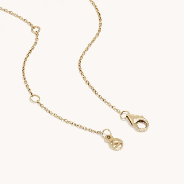 Necklaces<Mejuri Baguette Diamond Bar Necklace