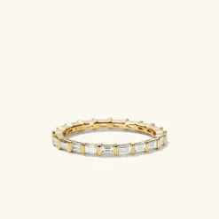 Rings<Mejuri Baguette Diamond Eternity Band