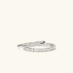 Rings<Mejuri Baguette Diamond Eternity Band