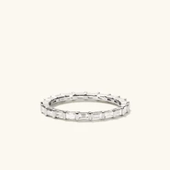 Rings<Mejuri Baguette Diamond Eternity Band