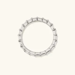 Rings<Mejuri Baguette Diamond Eternity Band