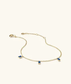 Bracelets<Mejuri Baguette Gemstone Bracelet