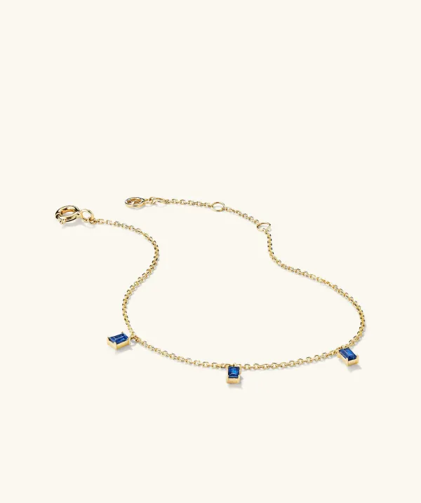 Bracelets<Mejuri Baguette Gemstone Bracelet