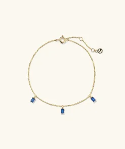 Bracelets<Mejuri Baguette Gemstone Bracelet