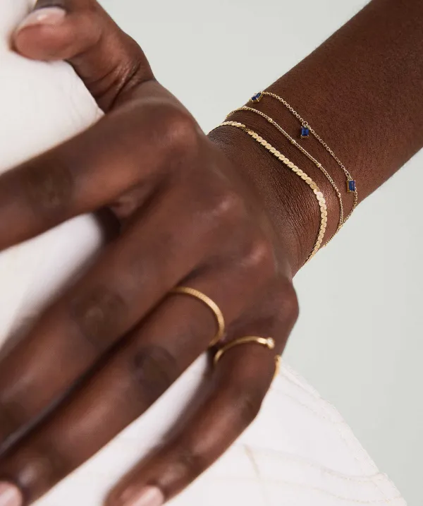 Bracelets<Mejuri Baguette Gemstone Bracelet
