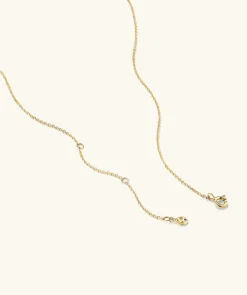 Necklaces<Mejuri Baguette Gemstone Station Necklace