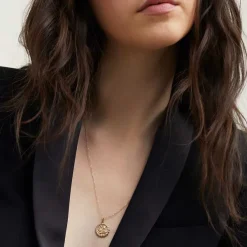 Necklaces<Mejuri Balance: Terra Coin Charm Pendant