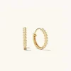 Earrings<Mejuri Beaded Small Hoops