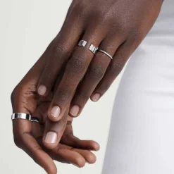 Rings<Mejuri Beam Pav Diamond Open Cigar Band