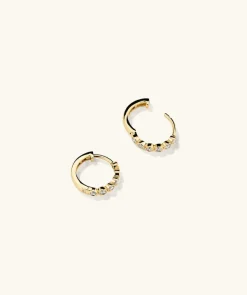 Earrings<Mejuri Bezel Lab Grown Diamond Huggies