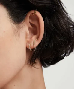 Earrings<Mejuri Bezel Lab Grown Diamond Huggies