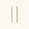 Earrings<Mejuri Bezel Lab Grown Diamond Long Tennis Earrings