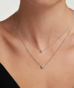 Necklaces<Mejuri Bezel Lab Grown Diamond Necklace 0.25 Ct