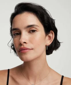 Earrings<Mejuri Bezel Lab Grown Diamond Tennis Earrings