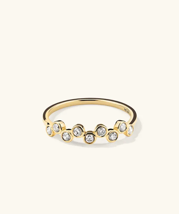 Rings<Mejuri Bezel Lab Grown Diamond Zig-Zag Ring