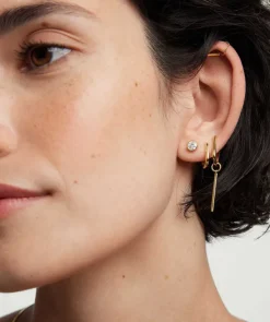 Earrings<Mejuri Bezel Round Lab Grown Diamond Studs 0.5 Ct