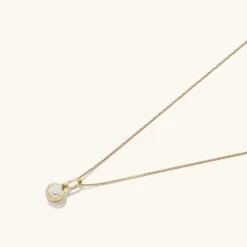 Necklaces<Mejuri Birthstone Sphere Charm