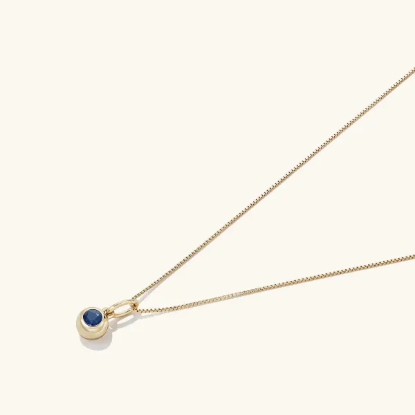 Necklaces<Mejuri Birthstone Sphere Charm
