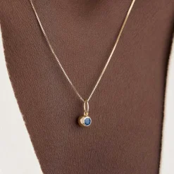 Necklaces<Mejuri Birthstone Sphere Charm