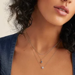 Necklaces<Mejuri Birthstone Sphere Charm