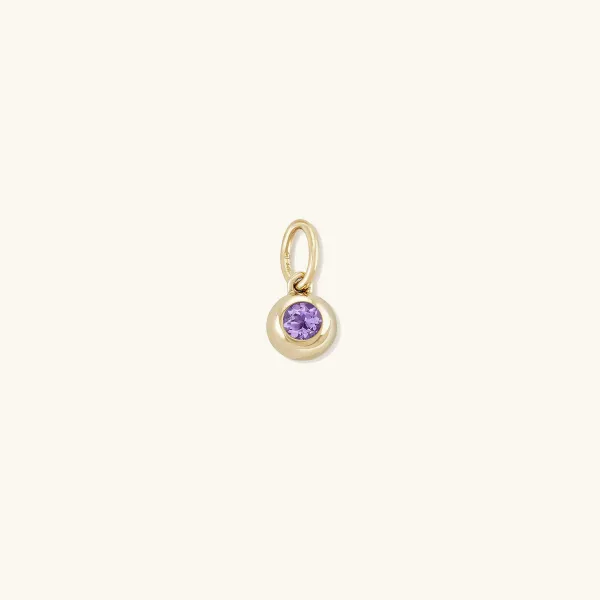 Necklaces<Mejuri Birthstone Sphere Charm