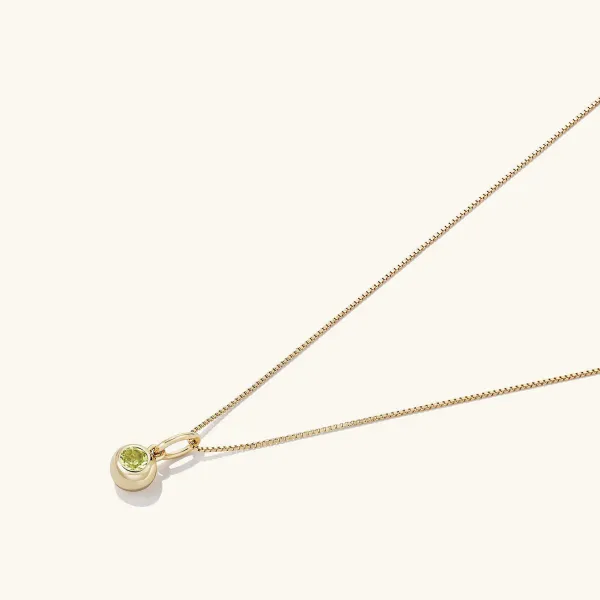Necklaces<Mejuri Birthstone Sphere Charm