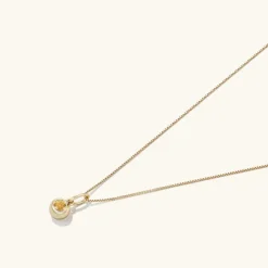 Necklaces<Mejuri Birthstone Sphere Charm
