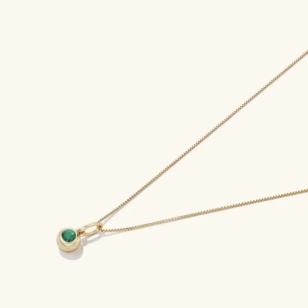 Necklaces<Mejuri Birthstone Sphere Charm