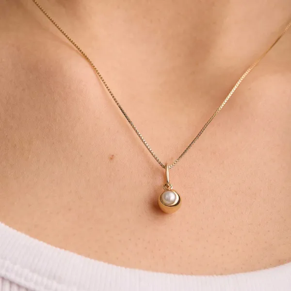 Necklaces<Mejuri Birthstone Sphere Charm