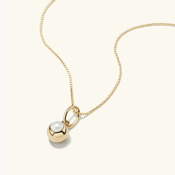 Necklaces<Mejuri Birthstone Sphere Charm