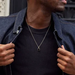 Necklaces<Mejuri Black Onyx Pendant Necklace