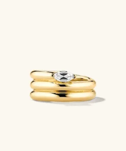 Rings<Mejuri Boa Gemstone Coil Ring