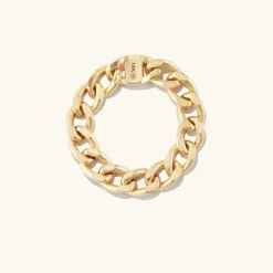 Rings<Mejuri Bold Chain Ring