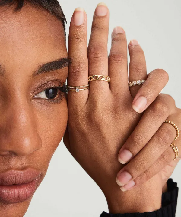 Rings<Mejuri Bold Chain Ring