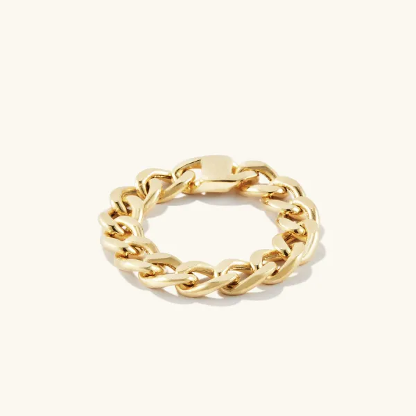 Rings<Mejuri Bold Chain Ring