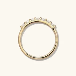 Rings<Mejuri Bold Diamond Half Eternity Ring
