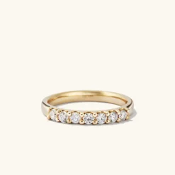 Rings<Mejuri Bold Diamond Half Eternity Ring