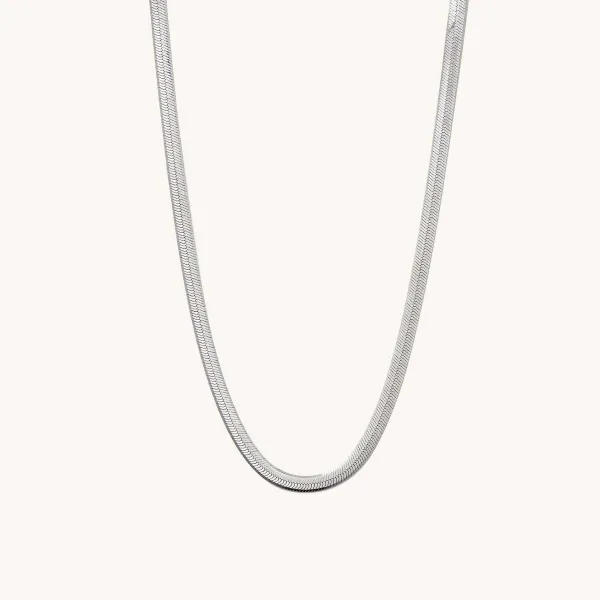 Necklaces<Mejuri Bold Herringbone Chain Necklace
