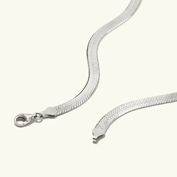 Necklaces<Mejuri Bold Herringbone Chain Necklace