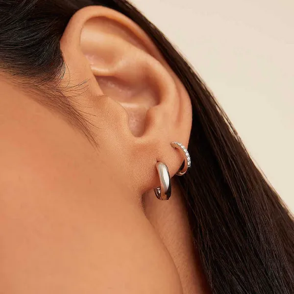Earrings<Mejuri Bold Huggie Hoops