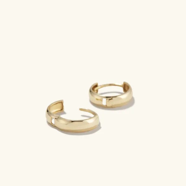 Earrings<Mejuri Bold Huggie Hoops