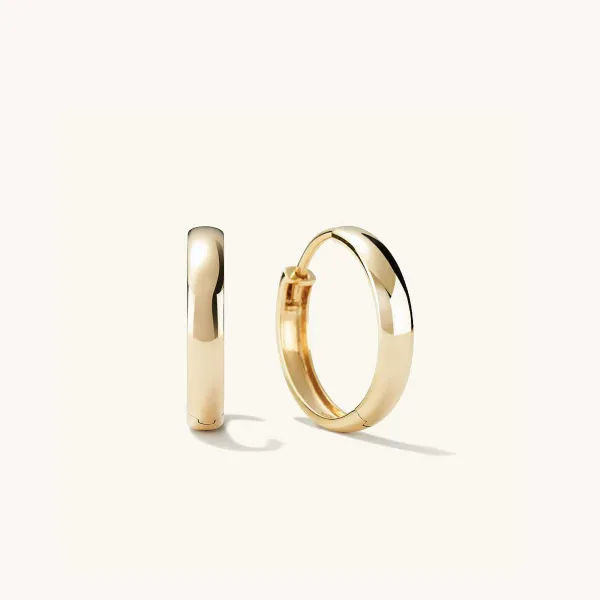 Earrings<Mejuri Bold Medium Hoops