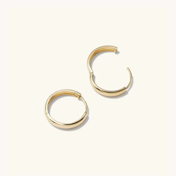 Earrings<Mejuri Bold Medium Hoops