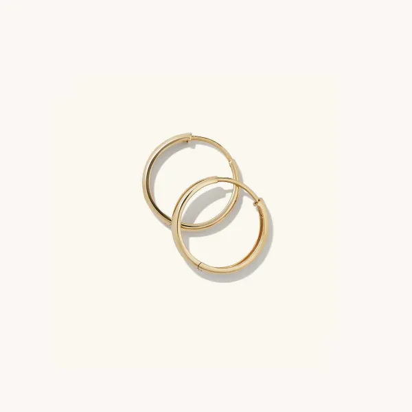 Earrings<Mejuri Bold Medium Hoops