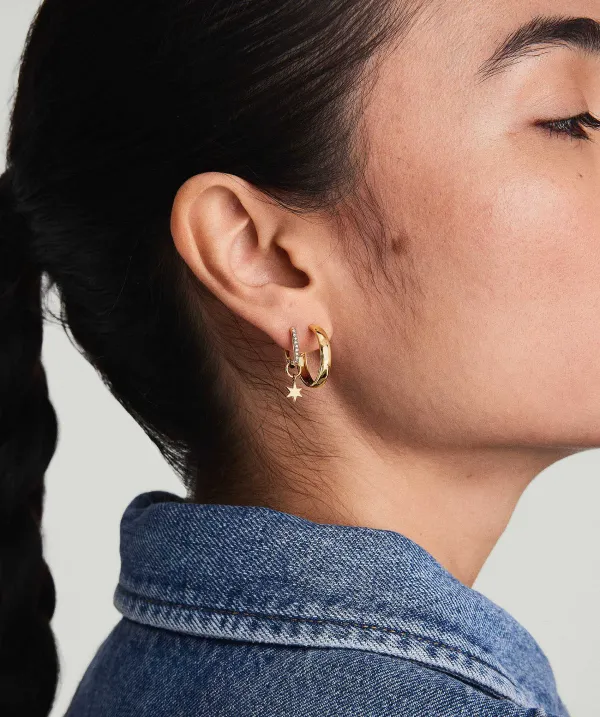 Earrings<Mejuri Bold Medium Hoops