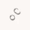 Earrings<Mejuri Bold Pav Diamond Huggie Hoops