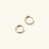 Earrings<Mejuri Bold Pav Diamond Huggie Hoops